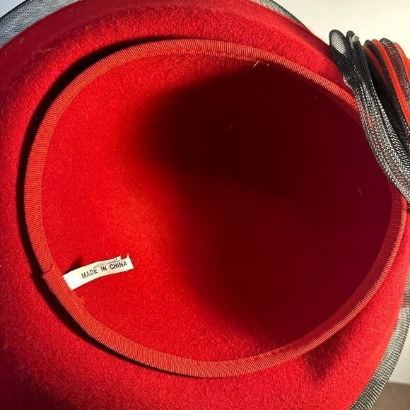 LOT OF 4 VINTAGE WOMENS DRESS HATS - Picture 5 of 16